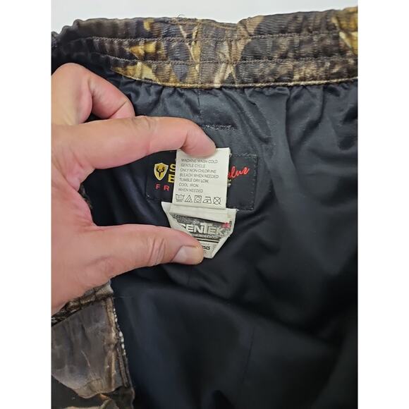 Scent Blocker Plus Insulated Men Large Woodland Camo Hunting Pants Size Large - Picture 7 of 11
